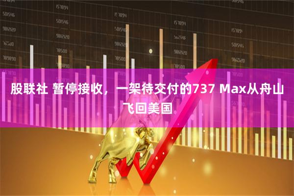 股联社 暂停接收，一架待交付的737 Max从舟山飞回美国