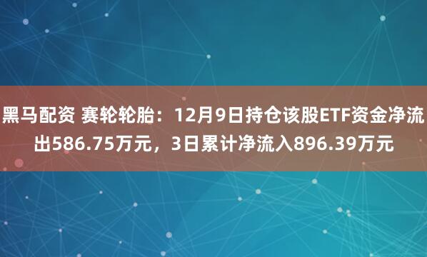 黑马配资 赛轮轮胎：12月9日持仓该股ETF资金净流出586.75万元，3日累计净流入896.39万元